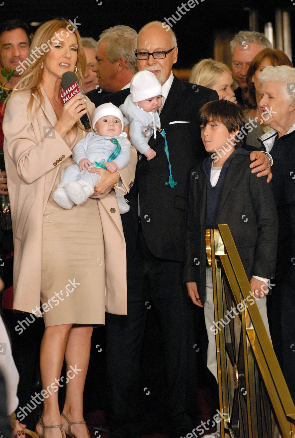 Celine Dion Husband Rene Angelil Twins Nelson Editorial Stock Photo Stock Image Shutterstock