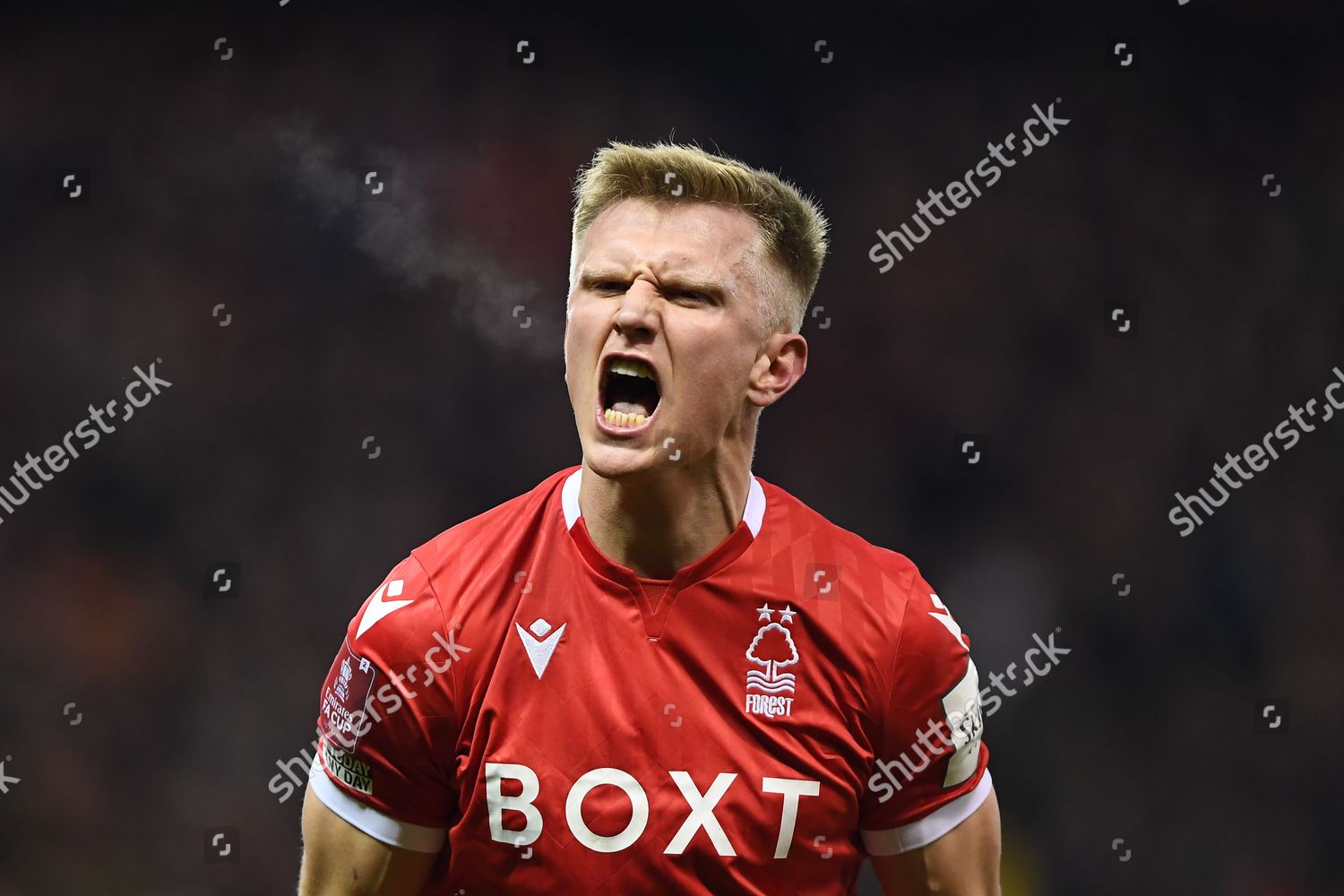 Sam Surrage Nottingham Forest Celebrates After Editorial Stock Photo 