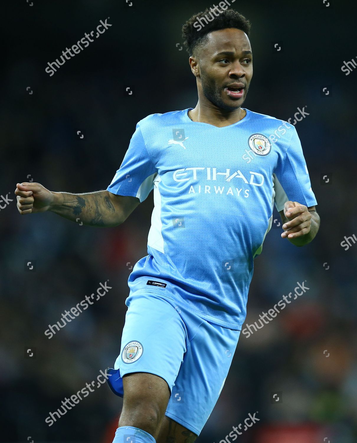 Raheem Sterling Manchester City Editorial Stock Photo - Stock Image ...