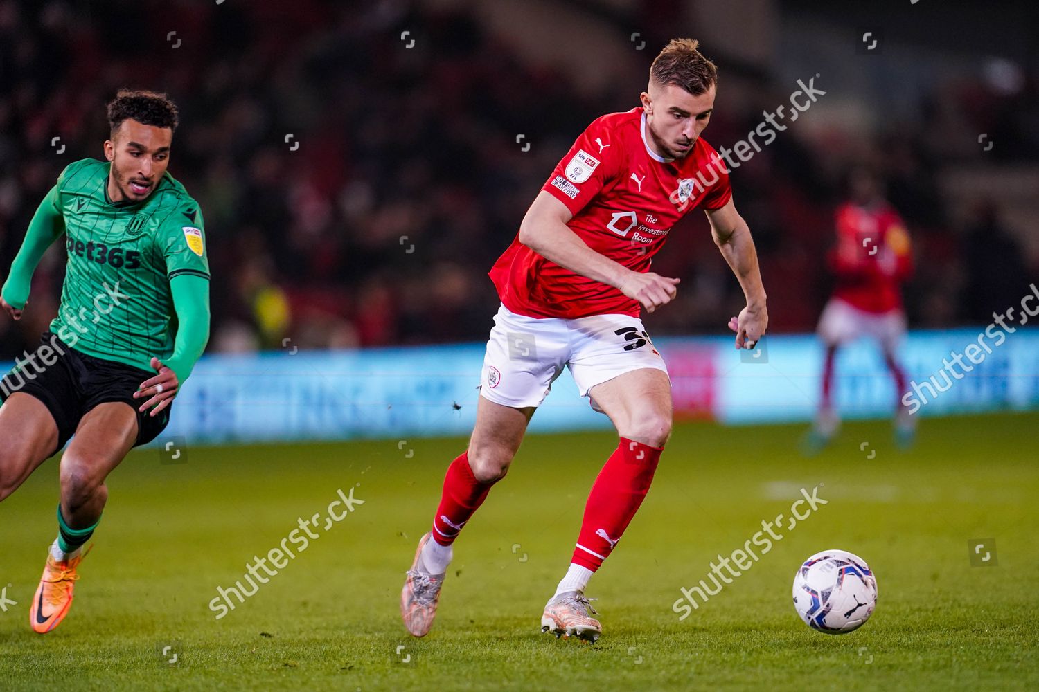 Barnsley Defender Michal Helik 30 Action Editorial Stock Photo - Stock ...