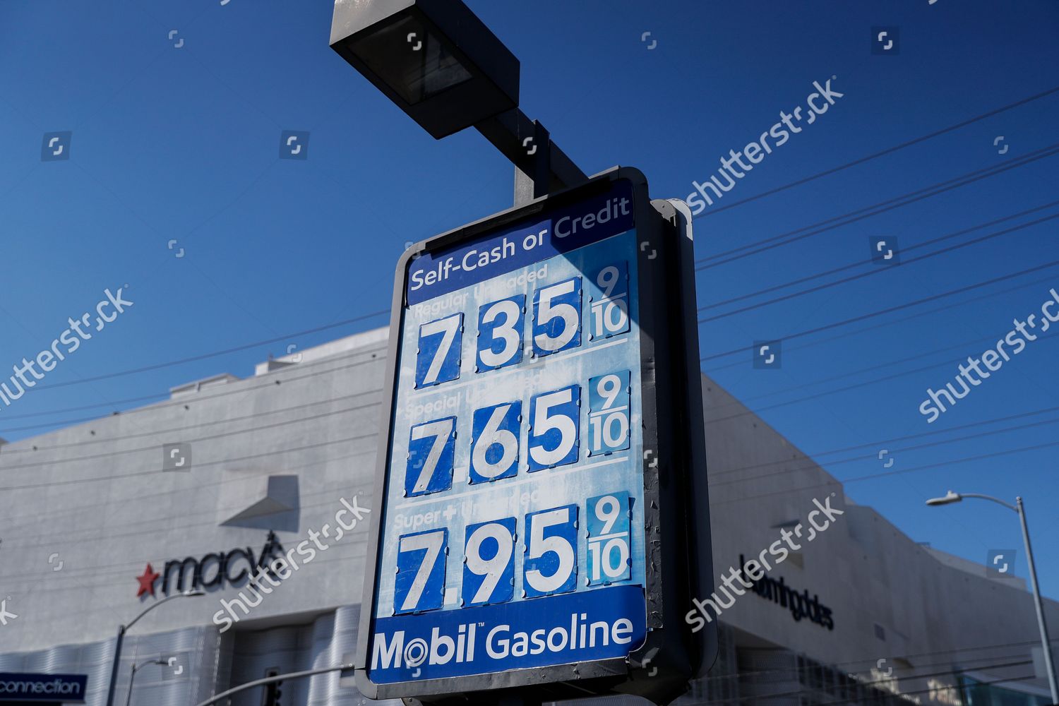 gasoline-prices-per-gallon-displayed-mobil-editorial-stock-photo