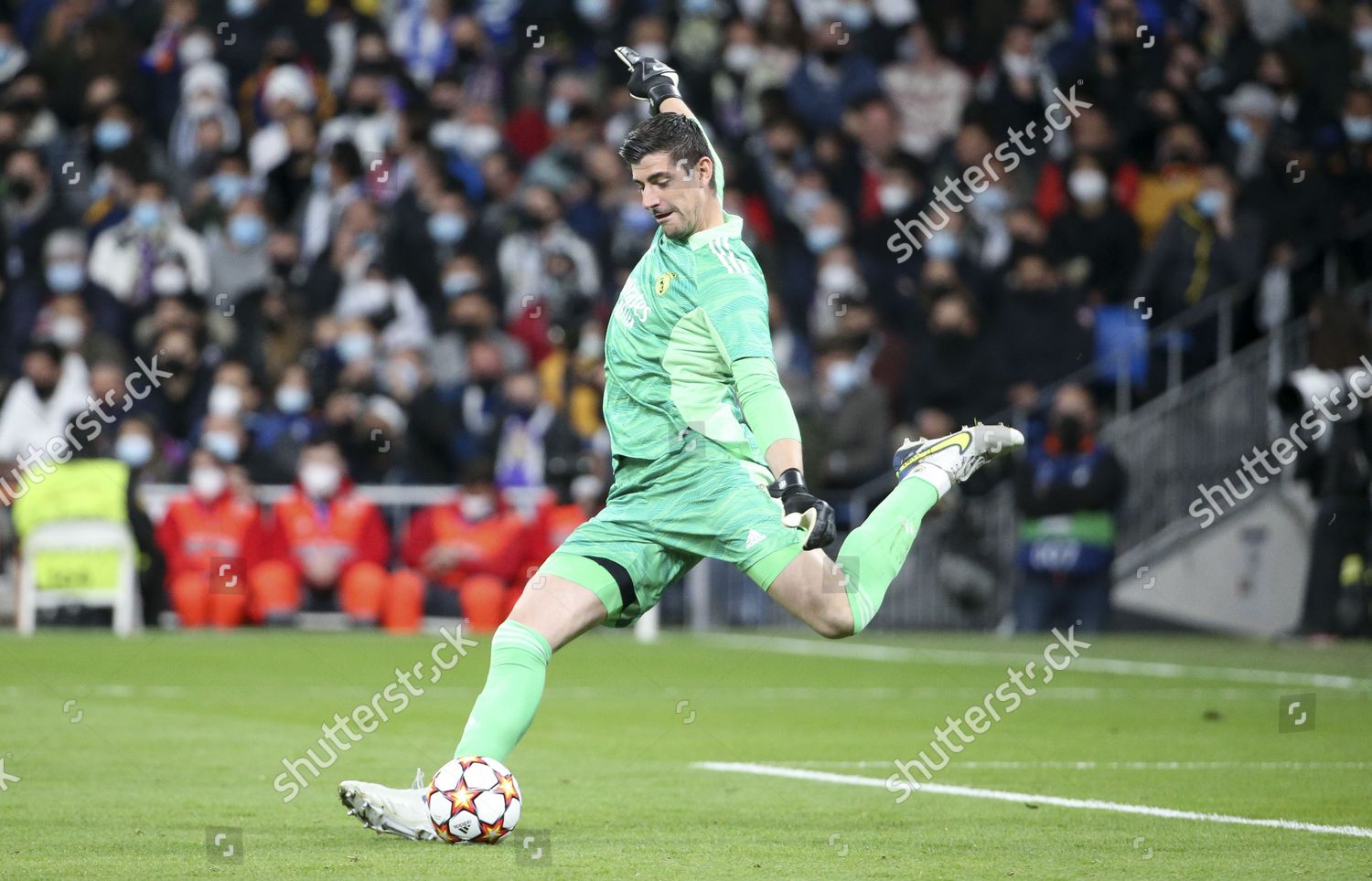 Goalkeeper Real Madrid Thibaut Courtois Editorial Stock Photo - Stock ...