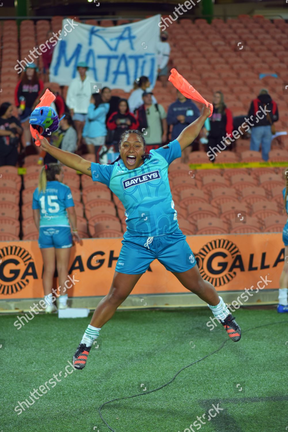 Matatus Martha Mataele Jumps Around After Editorial Stock Photo - Stock  Image