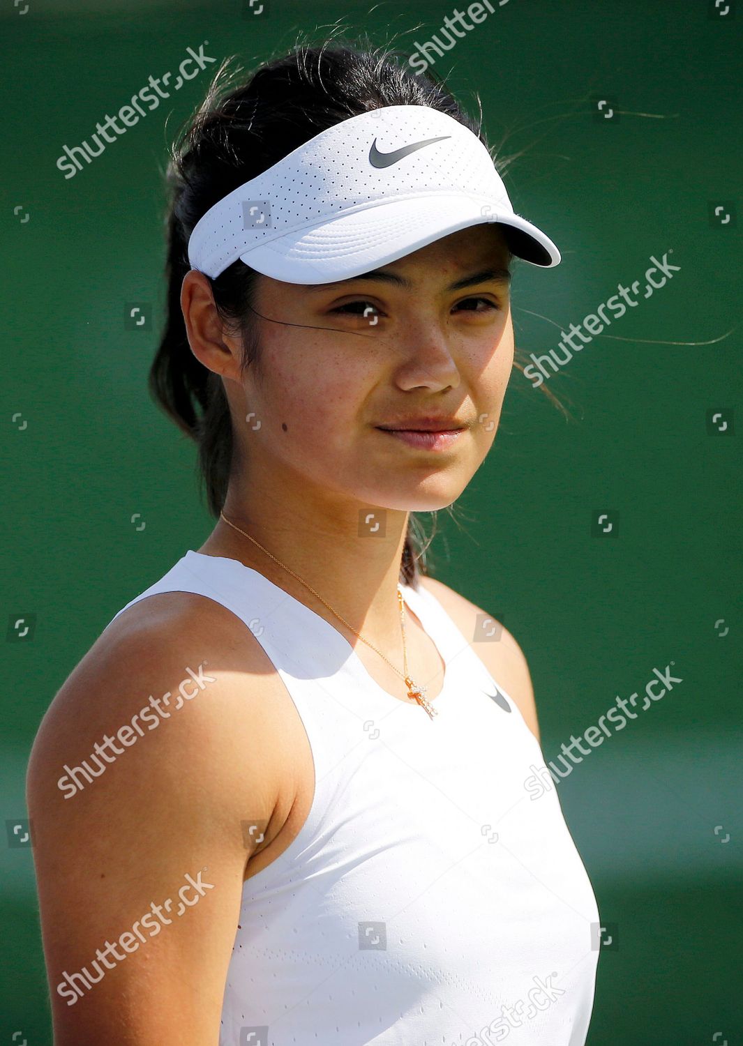 Emma Raducanu Gbr Smiles During Practice Editorial Stock Photo - Stock ...