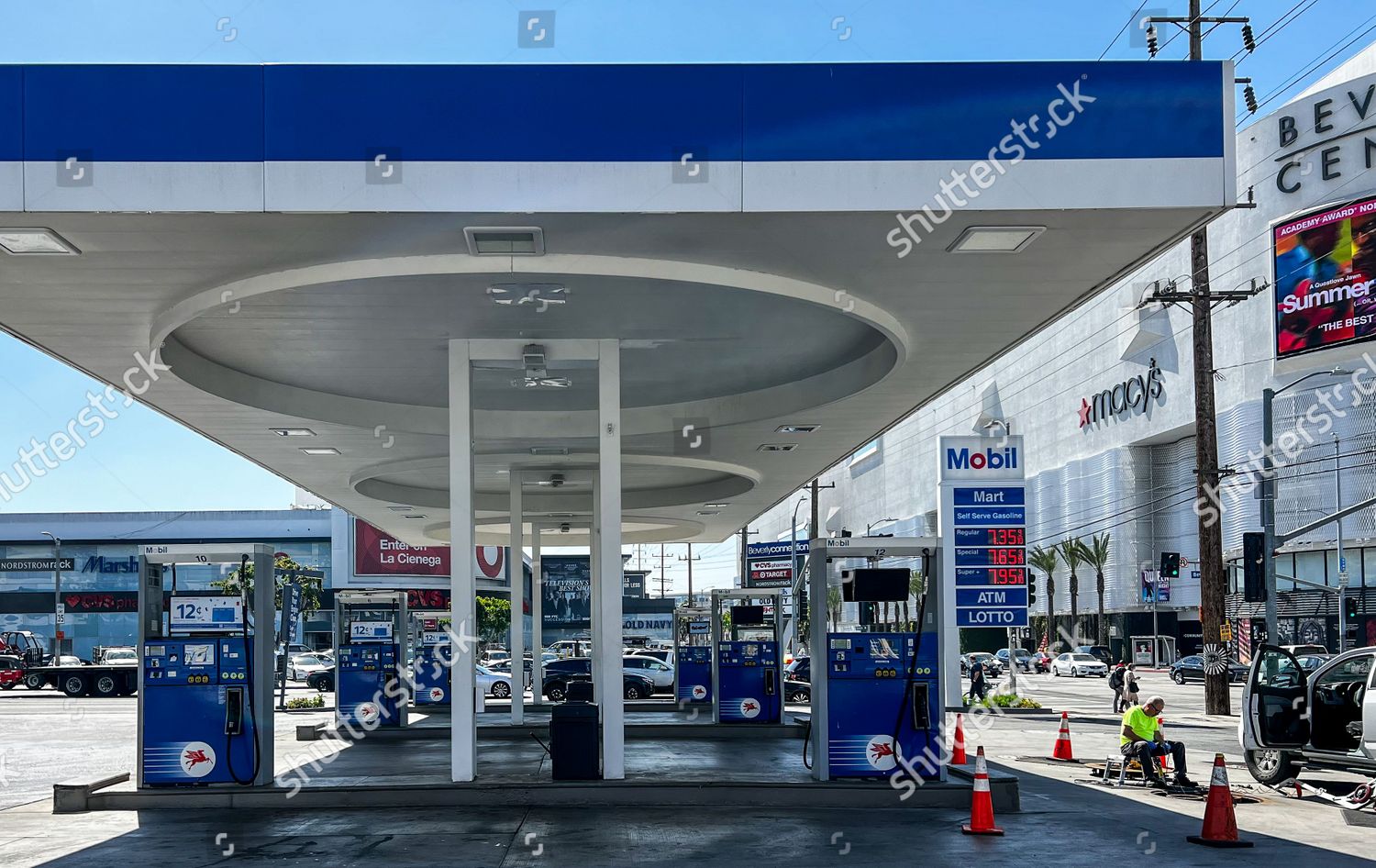 Fuel Prices Gas Stations California Us Editorial Stock Photo Stock