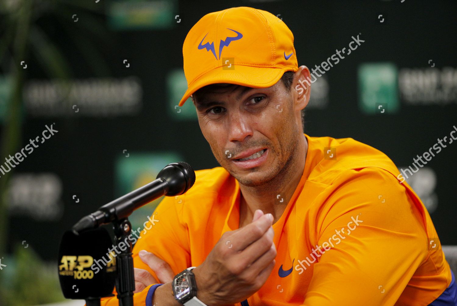 Rafael Nadal Spain Frustrated During Press Editorial Stock Photo