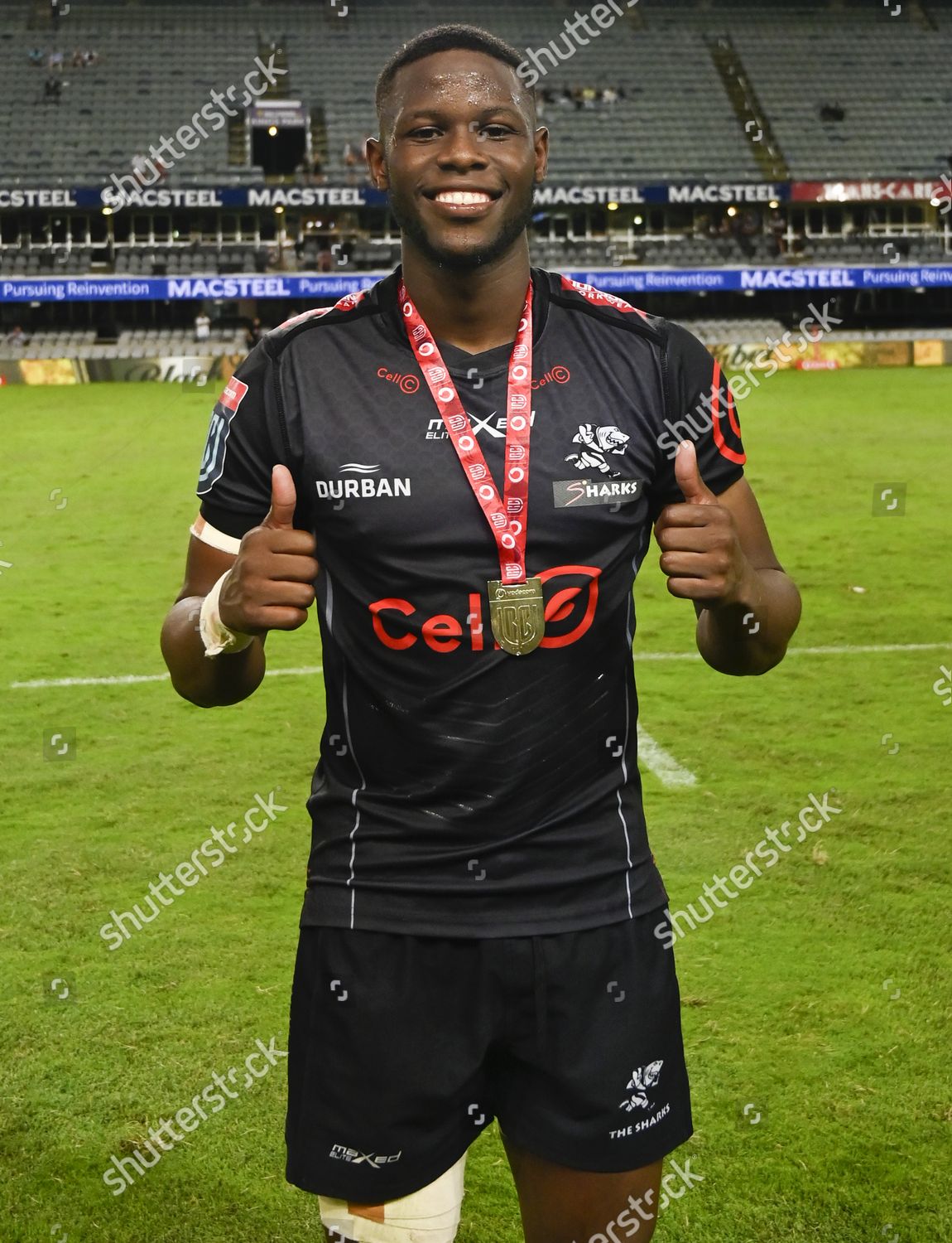 Man Match Aphelele Fassi Sharks During Editorial Stock Photo - Stock ...