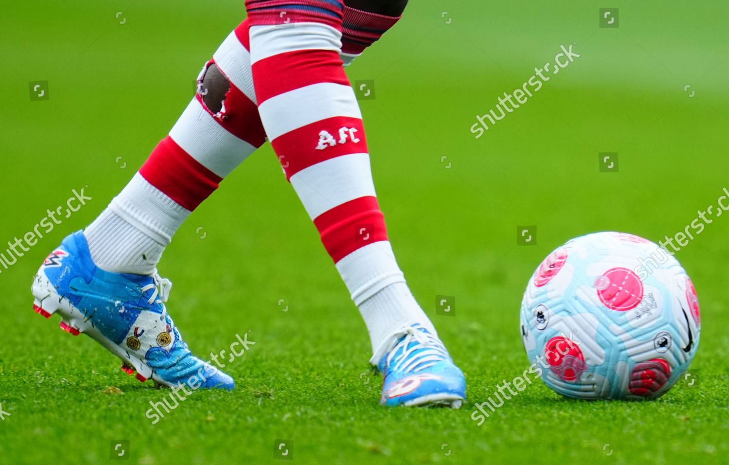 Personalised New Balance Boots Bukayo Saka Editorial Stock Photo