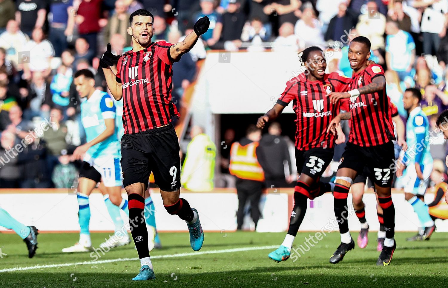 Dominic Solanke Bournemouth Celebrates Scoring Opening Editorial Stock ...