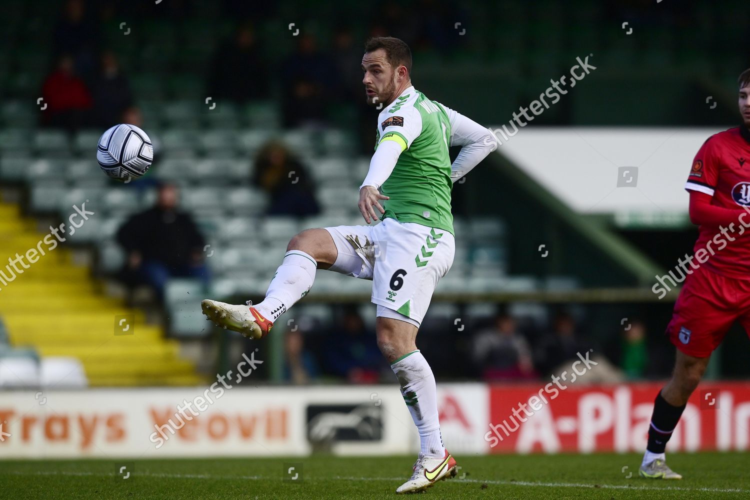 Luke Wilkinson Yeovil Town During National Editorial Stock Photo ...