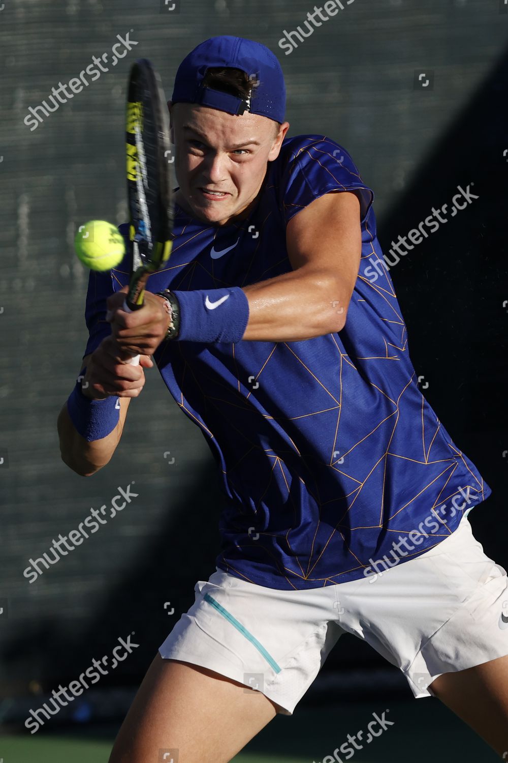 Holger Rune Denmark Action Against Ugo Editorial Stock Photo - Stock