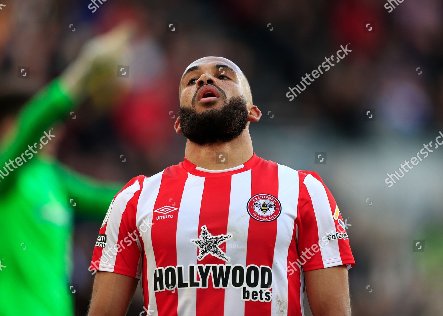 Bryan Mbeumo Brentford Reaction After James Editorial Stock Photo ...