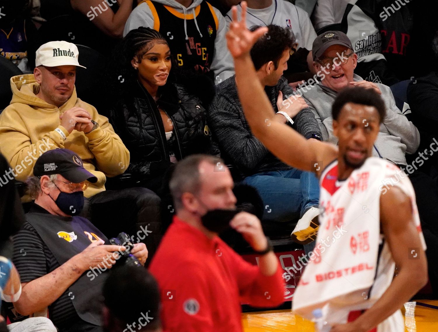 Winnie Harlow Spotted Los Angeles Lakers Editorial Stock Photo - Stock