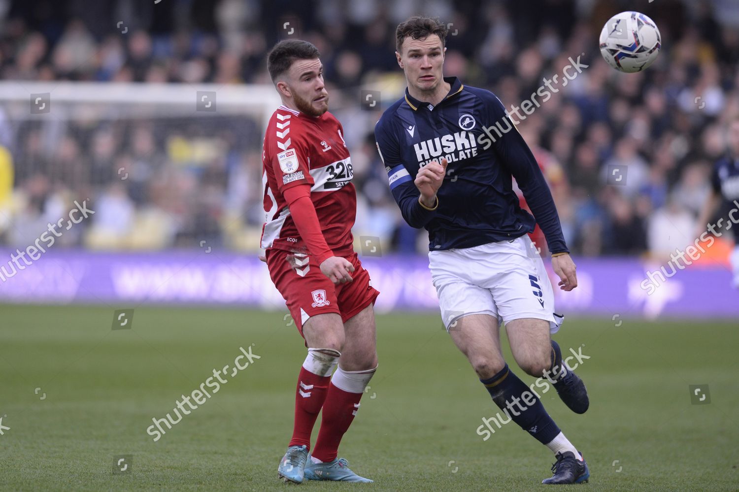 Jake Cooper Millwall Aaron Connolly Middlesbrough Editorial Stock Photo ...