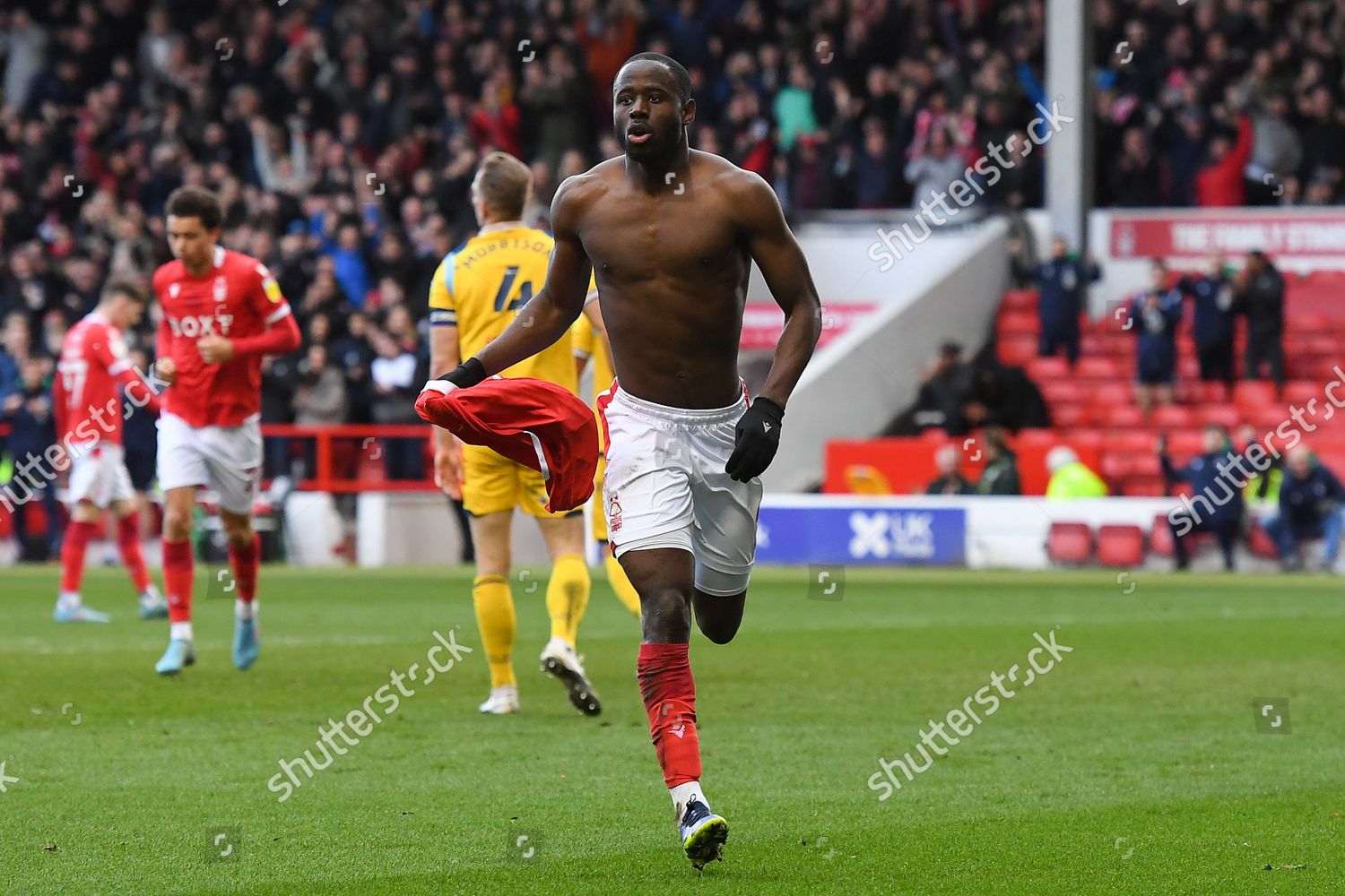 Keinan Davis Nottingham Forest Celebrates After Editorial Stock Photo