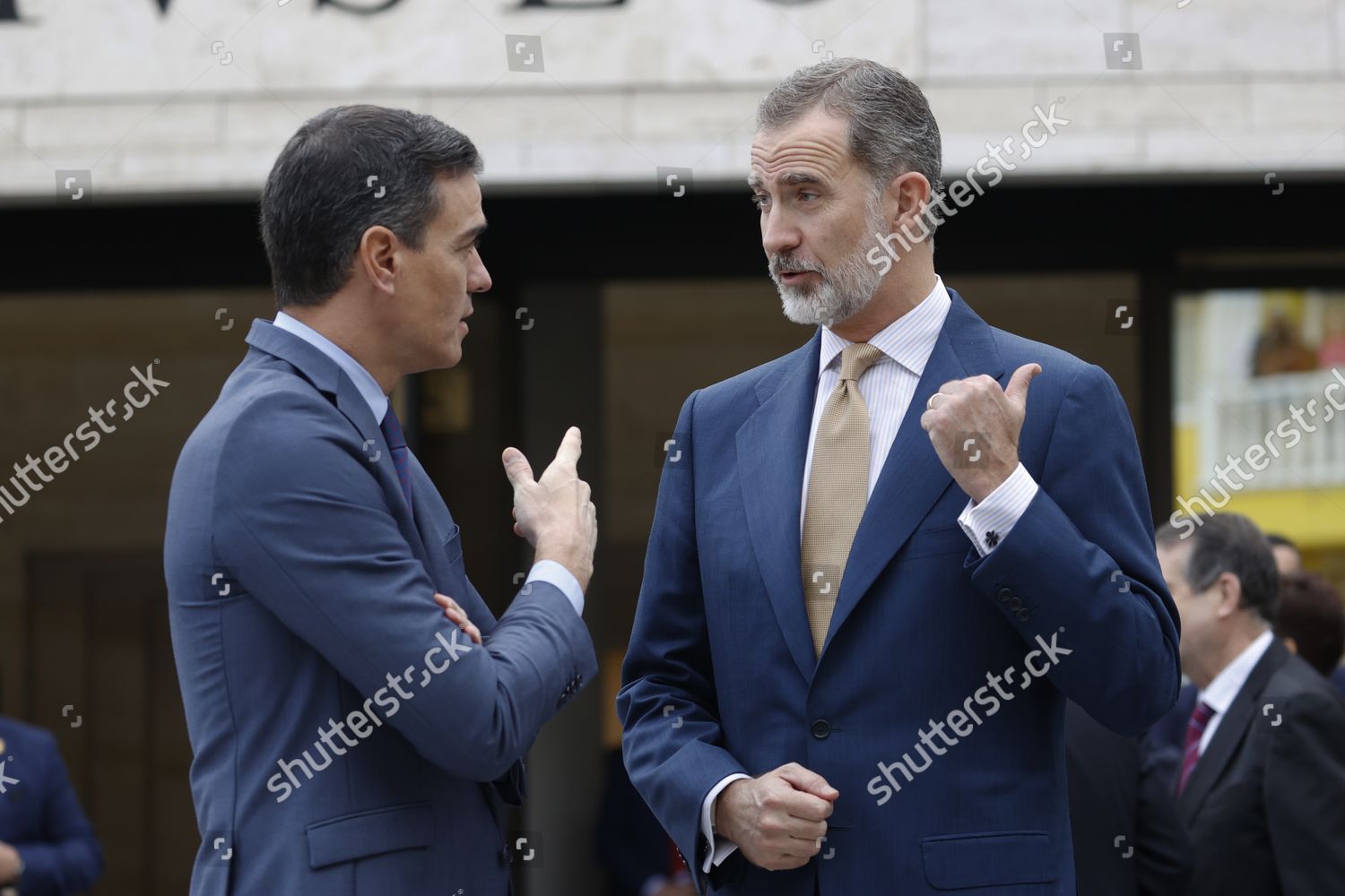 Spanish Prime Minister Pedro Sanchez L Editorial Stock Photo - Stock ...