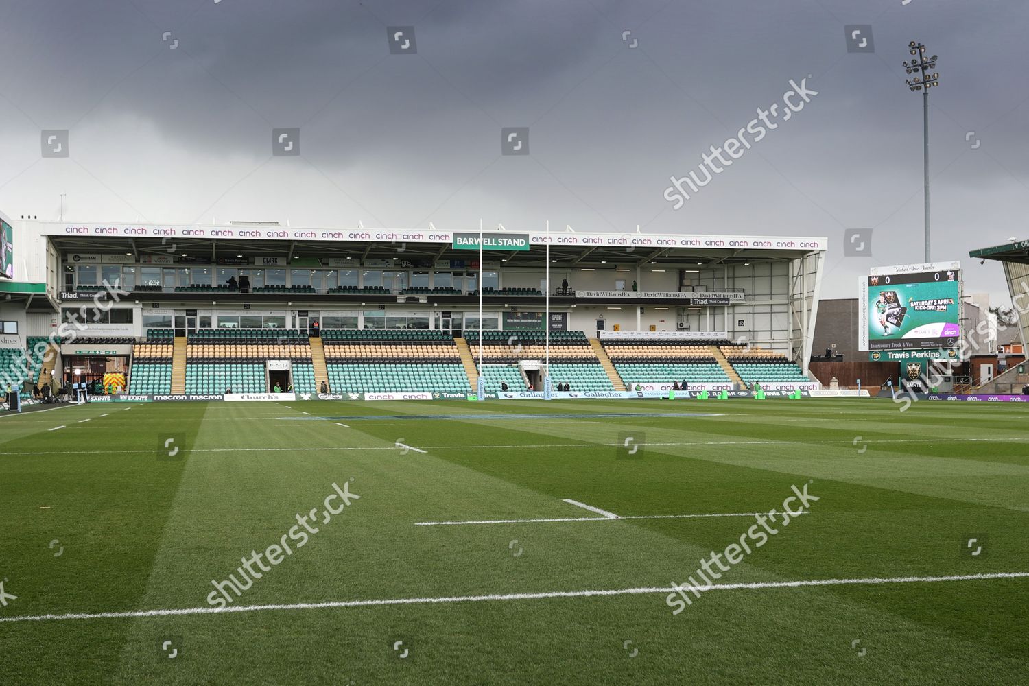View Barwell Stand Before Gallagher Premiership Editorial Stock Photo
