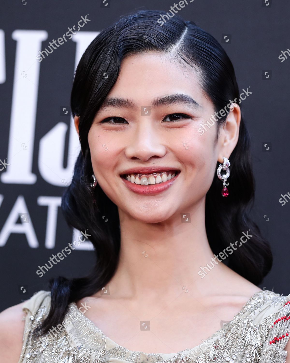 HoYeon Jung in Louis Vuitton at 2022 Critics' Choice Awards