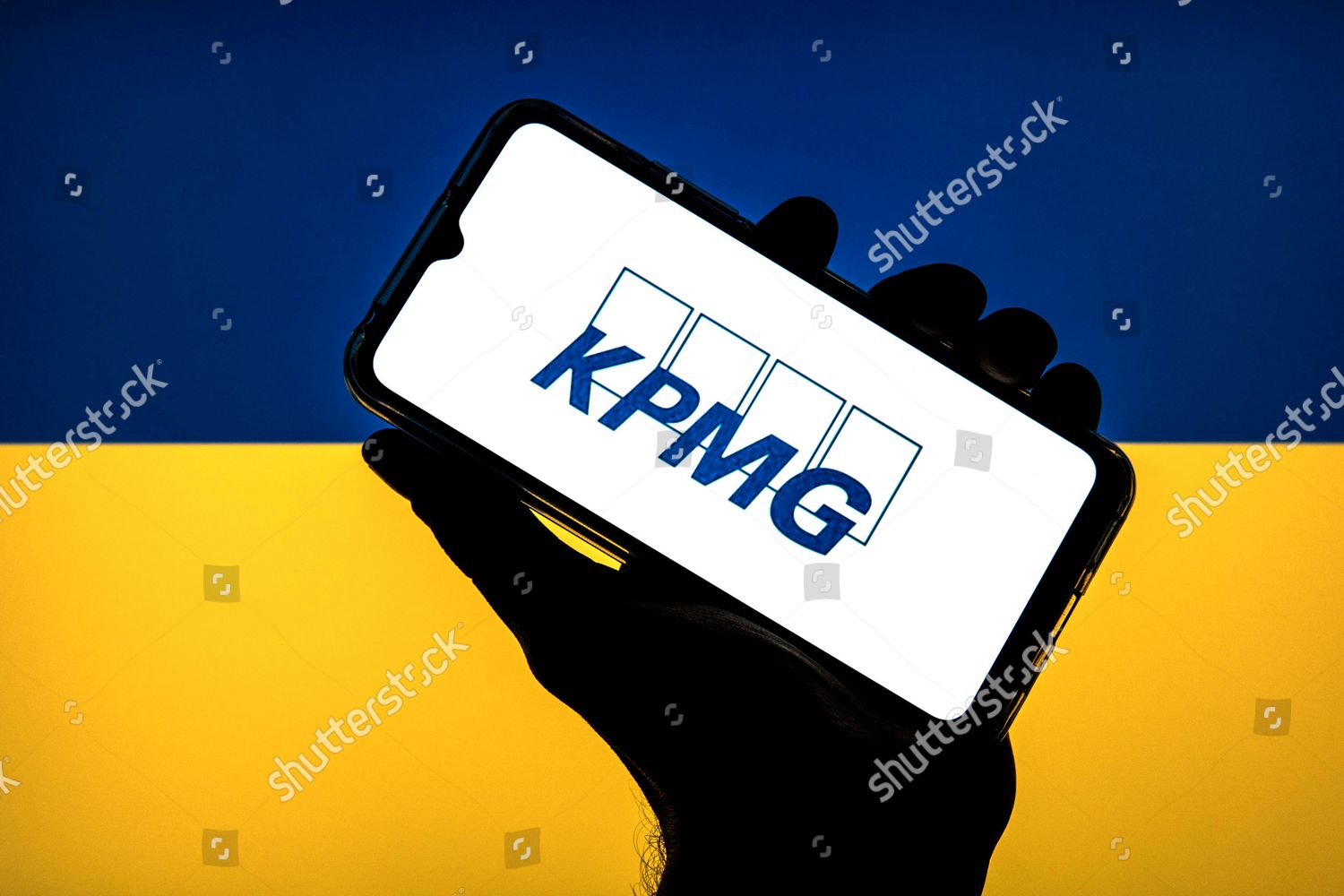 This Photo Illustration Kpmg Logo Seen Editorial Stock Photo - Stock ...