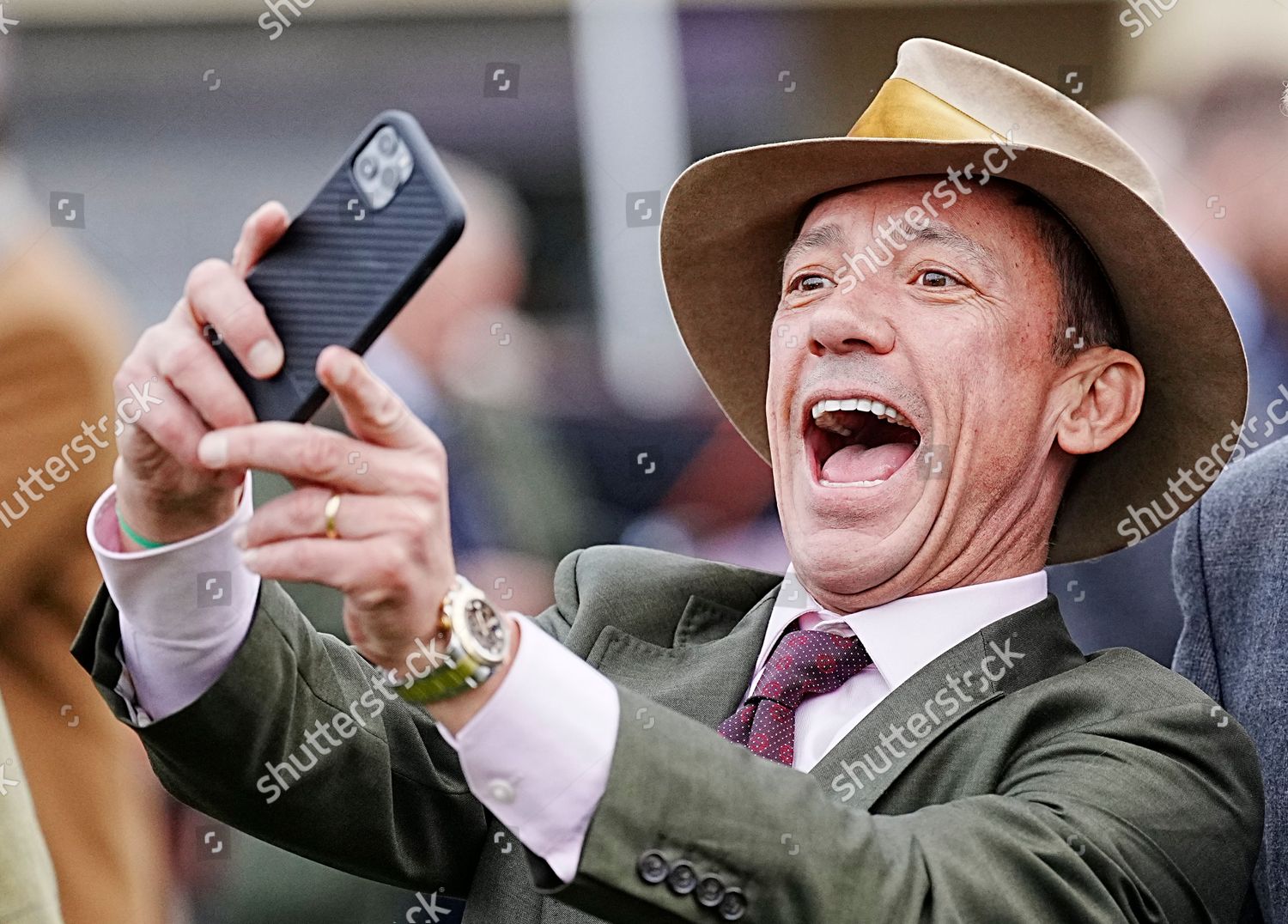 Frankie Dettori Taking Selfie Editorial Stock Photo - Stock Image