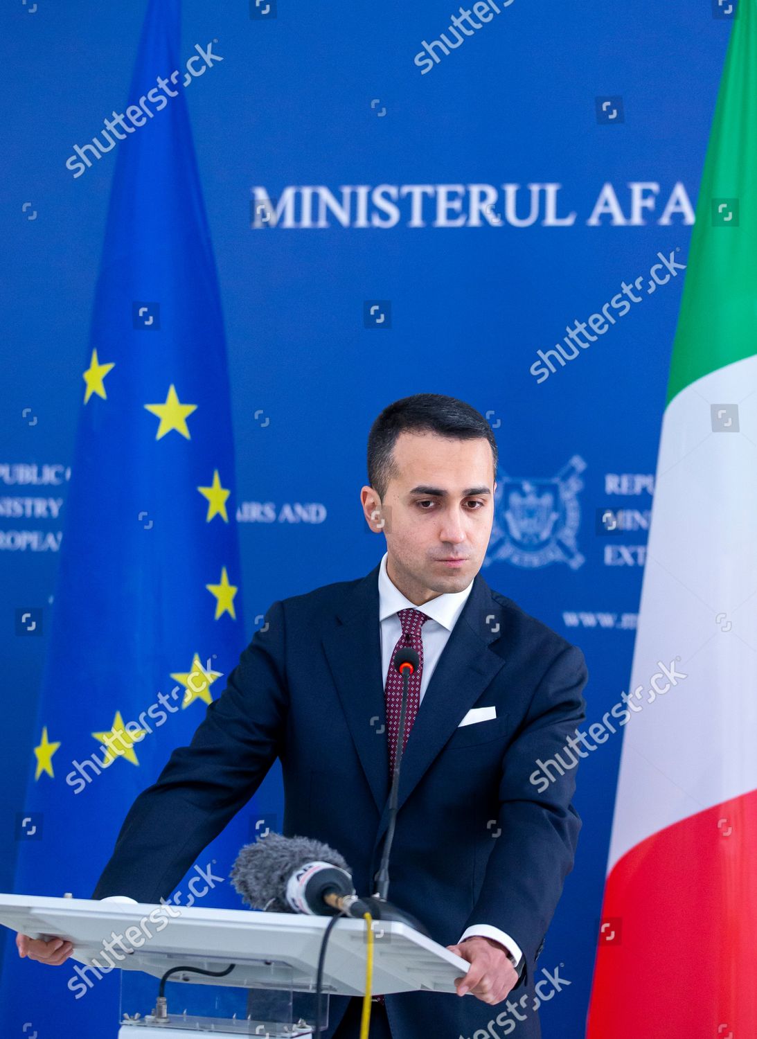 Italian Foreign Minister Luigi Di Maio Editorial Stock Photo Stock