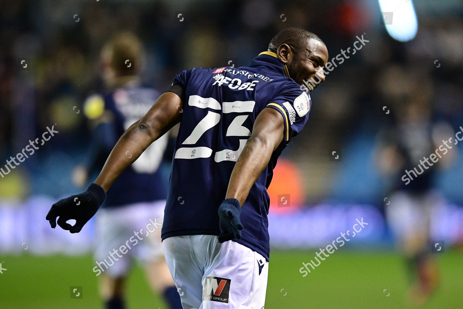 Goal Celebrations Benik Afobe Millwall Having Editorial Stock Photo ...