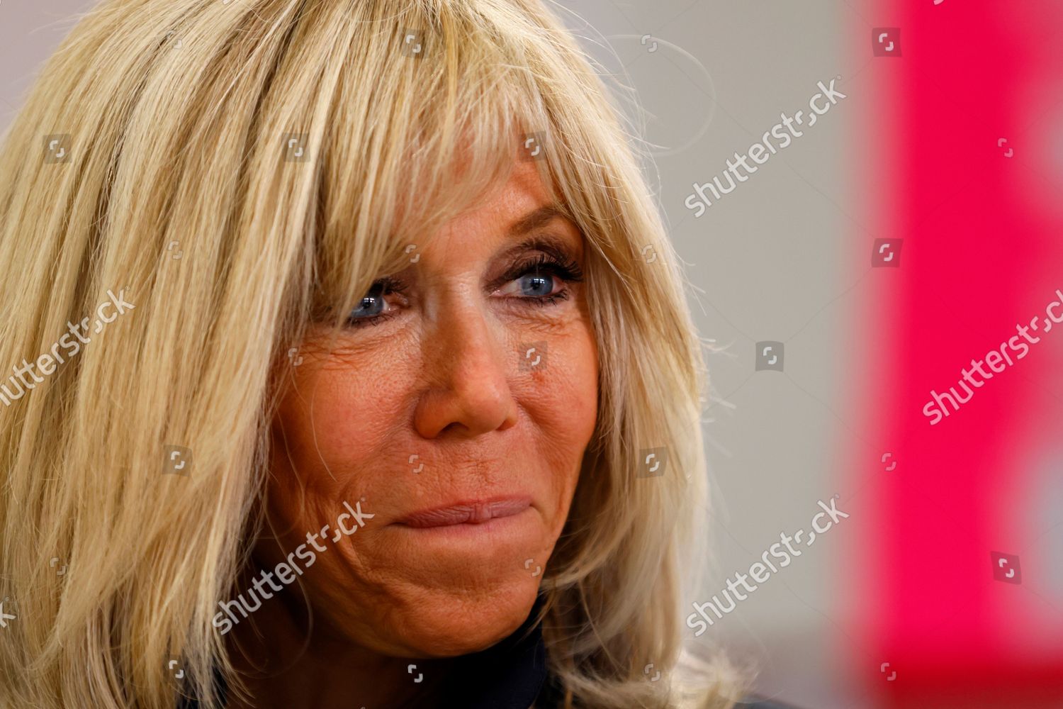 French Presidents Wife Brigitte Macron Pictured Editorial Stock Photo ...