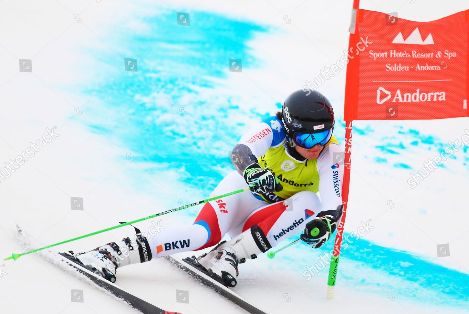 Swiss Skier Livio Simonet Competing On Editorial Stock Photo - Stock ...