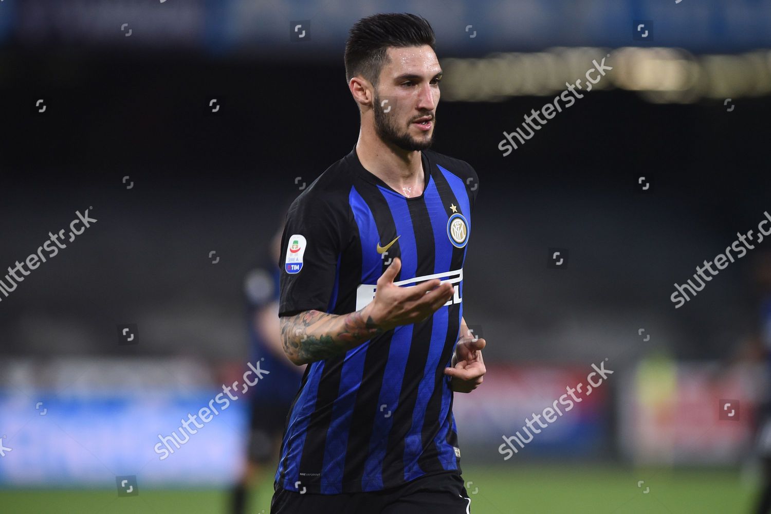 Matteo Politano Fc Internazionale During Serie Editorial Stock Photo ...