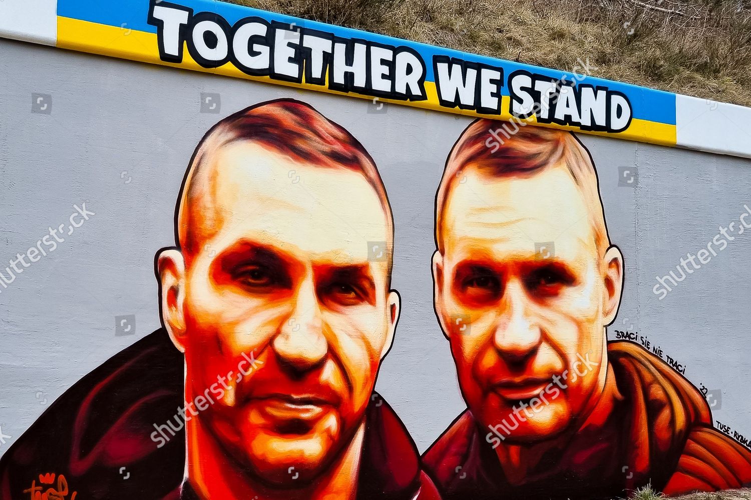 Mural Vitali Vladimir Klitschko Seen On Editorial Stock Photo - Stock