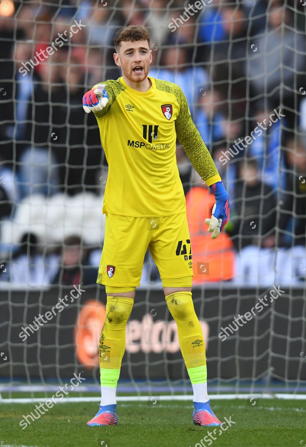 Mark Travers Goalkeeper Bournemouth Editorial Stock Photo - Stock Image ...