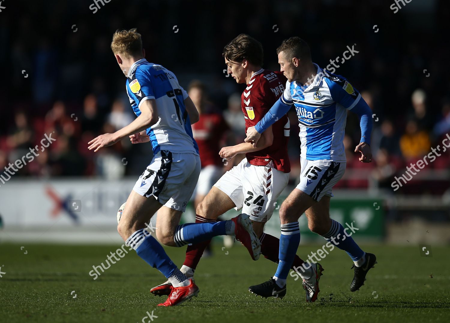 Louis Appere Northampton Town Paul Coutts Editorial Stock Photo - Stock ...