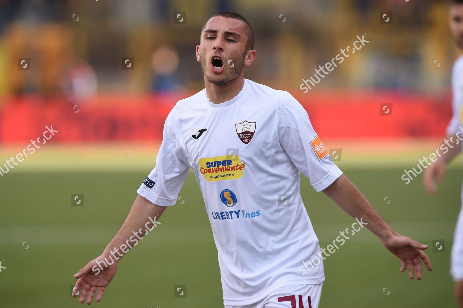 Nicola Dalmonte Trapani Calcio During Serie Editorial Stock Photo