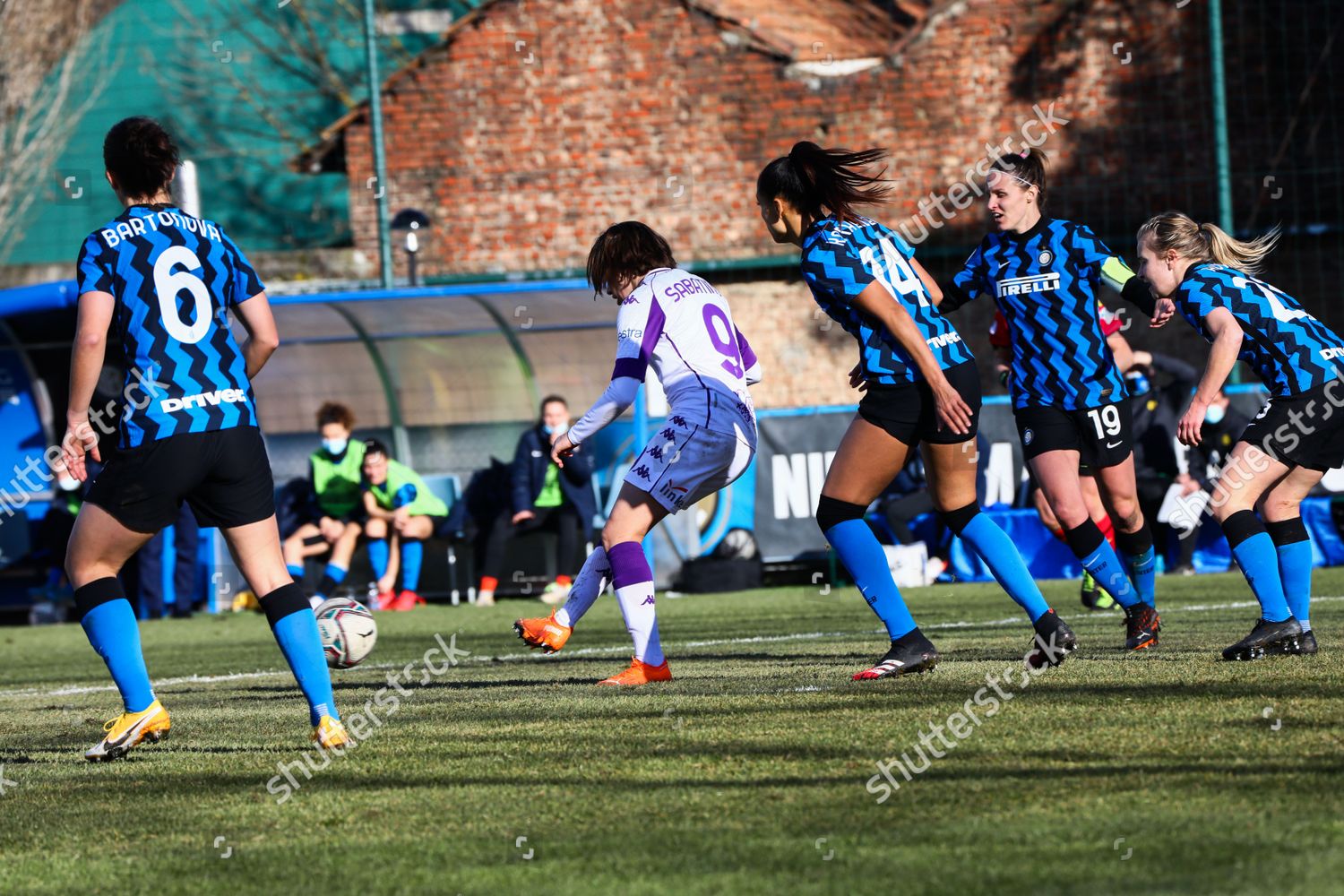 Daniela Sabatino Acf Fiorentina Pass Ball Editorial Stock Photo Stock