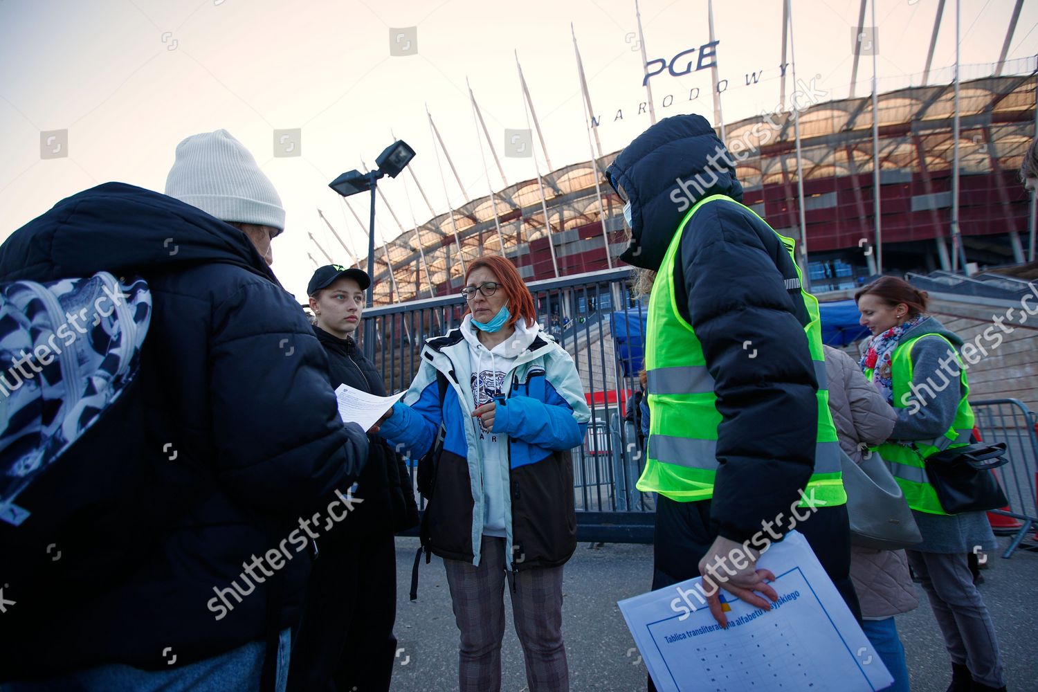 People Seen Waiting Outside National Stadium Editorial Stock Photo ...