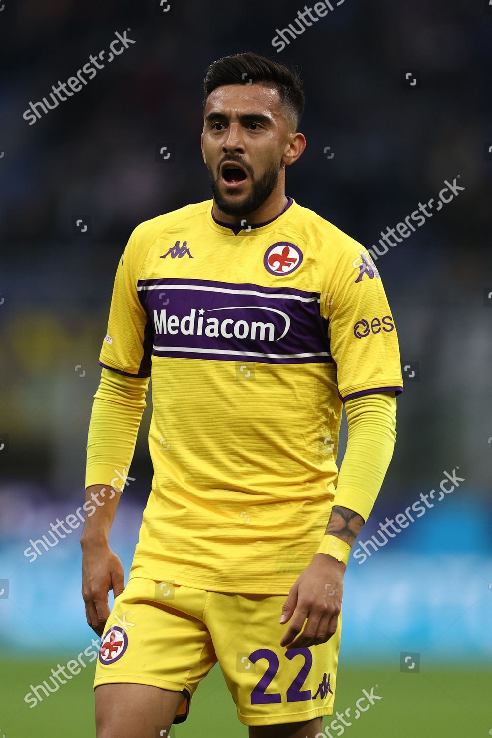 Nicolas Gonzalez Acf Fiorentina Shouts Editorial Stock Photo - Stock ...