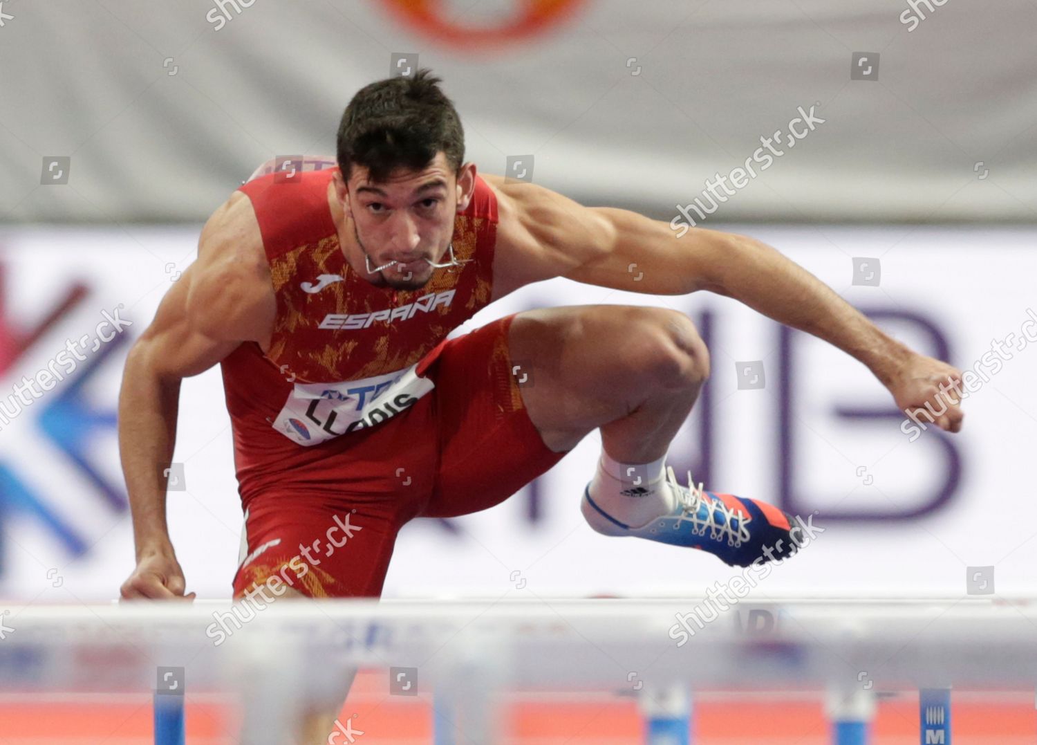 Enrique Llopis Spain Competes Mens 60m Editorial Stock Photo Stock