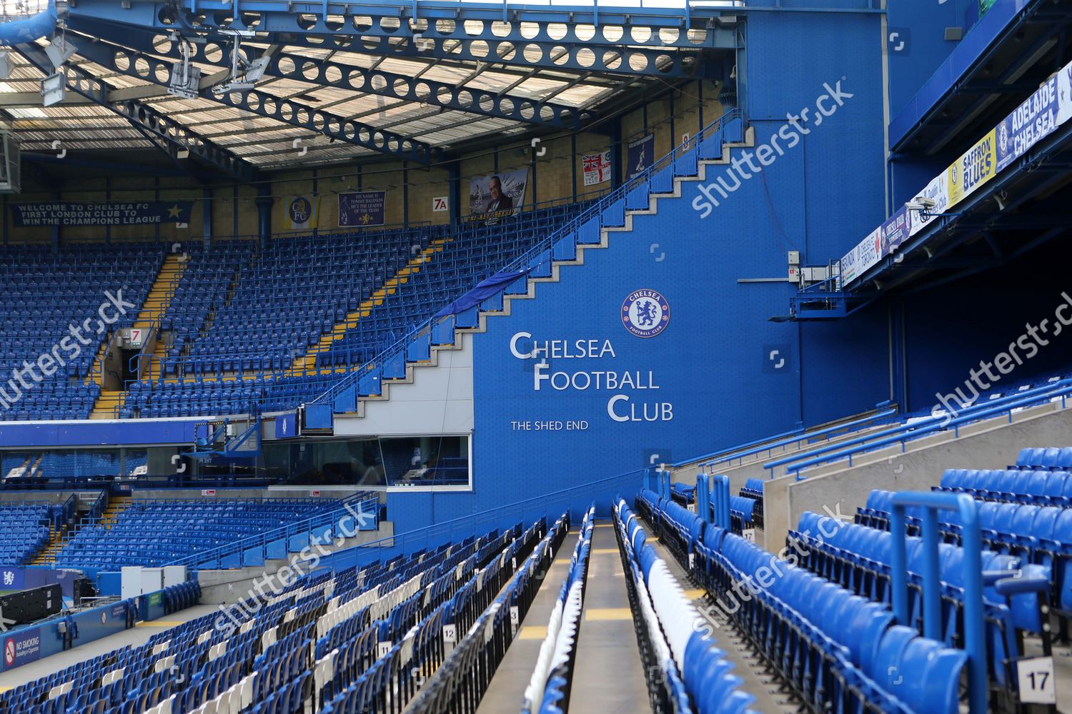 General View Inside Stamford Bridge During Editorial Stock Photo 