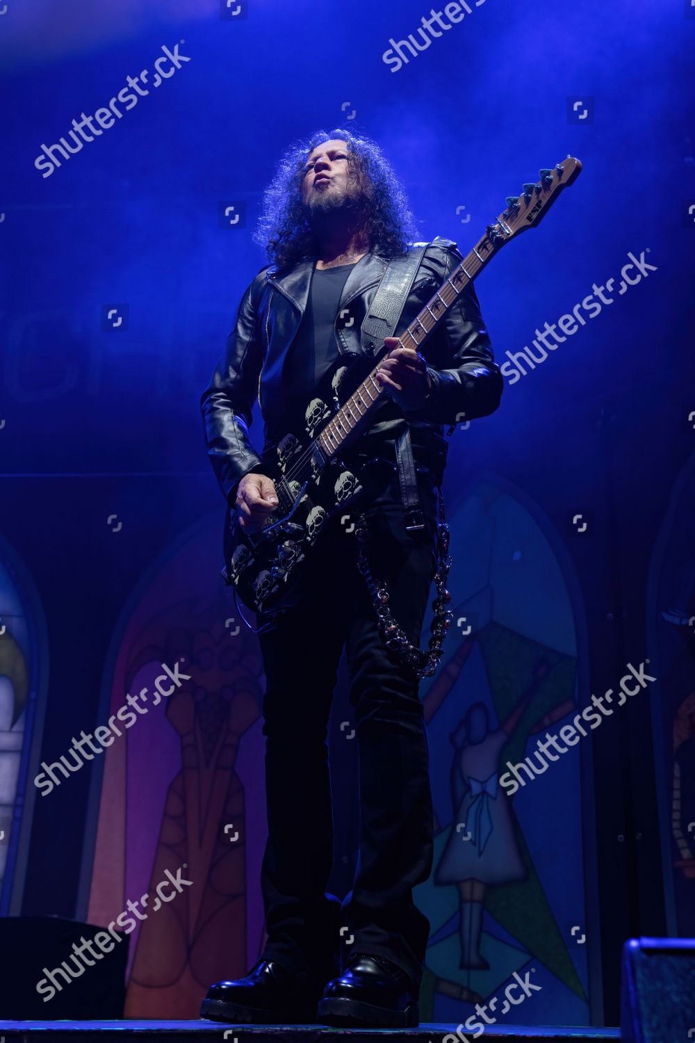 Musician Michael Wilton Queensryche Performs Concert Editorial Stock ...