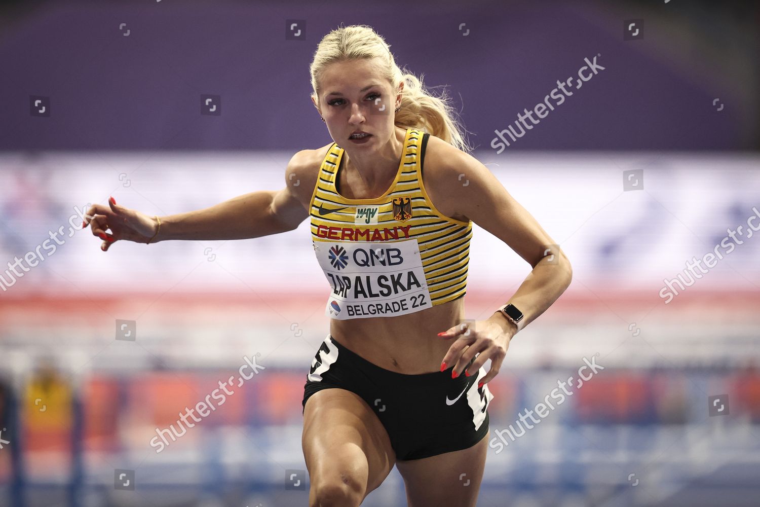 Monika Zapalska Ger Tv Wattenscheid 01 Editorial Stock Photo Stock