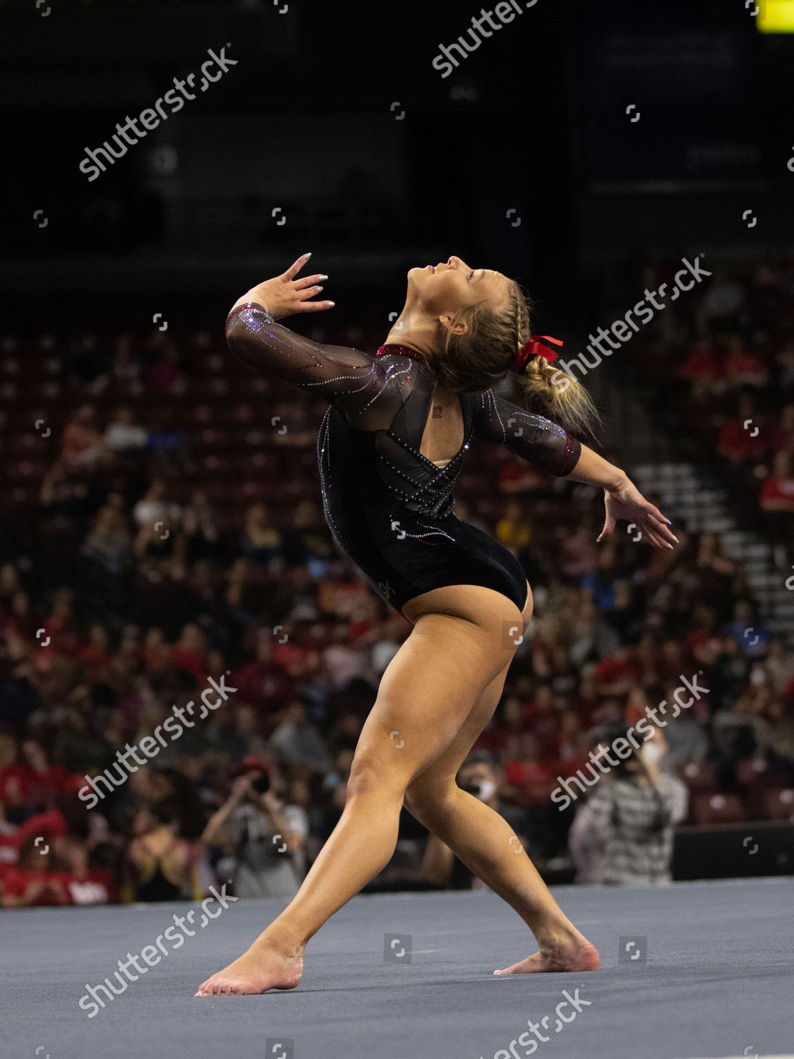 University Utah Gymnast Abby Paulson Competes Editorial Stock Photo