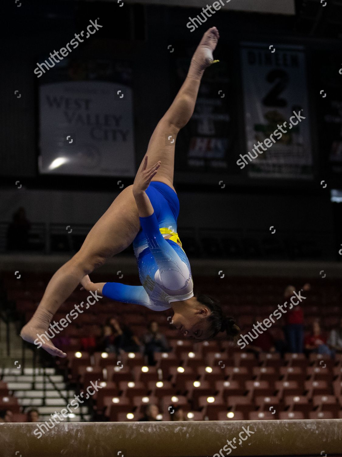 Ucla Gymnast Emma Malabuyo Competes During Editorial Stock Photo ...