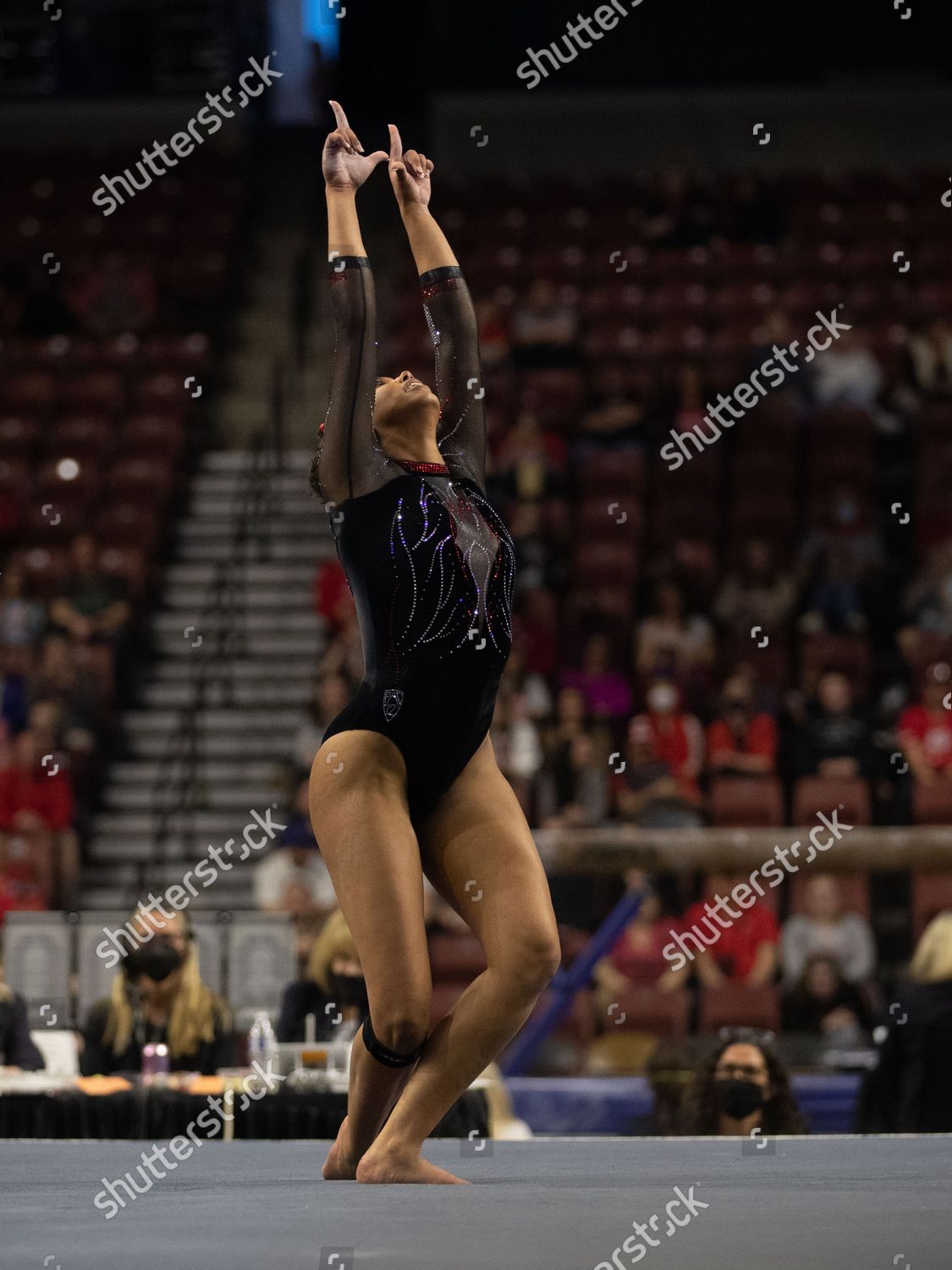 University Utah Gymnast Jaedyn Rucker Competes Editorial Stock Photo ...