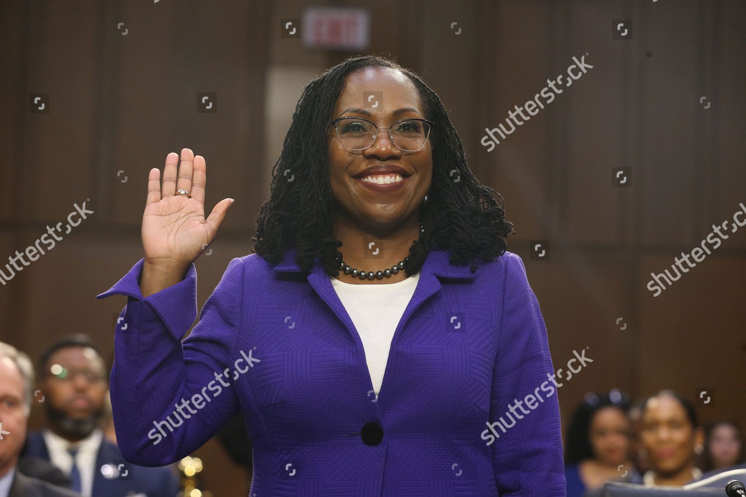 Judge Ketanji Brown Jackson Sworn She Editorial Stock Photo - Stock ...