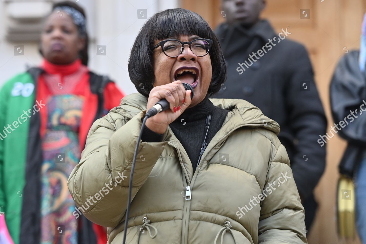 Diane Abbott Mp Hackney North Makes Editorial Stock Photo - Stock Image 