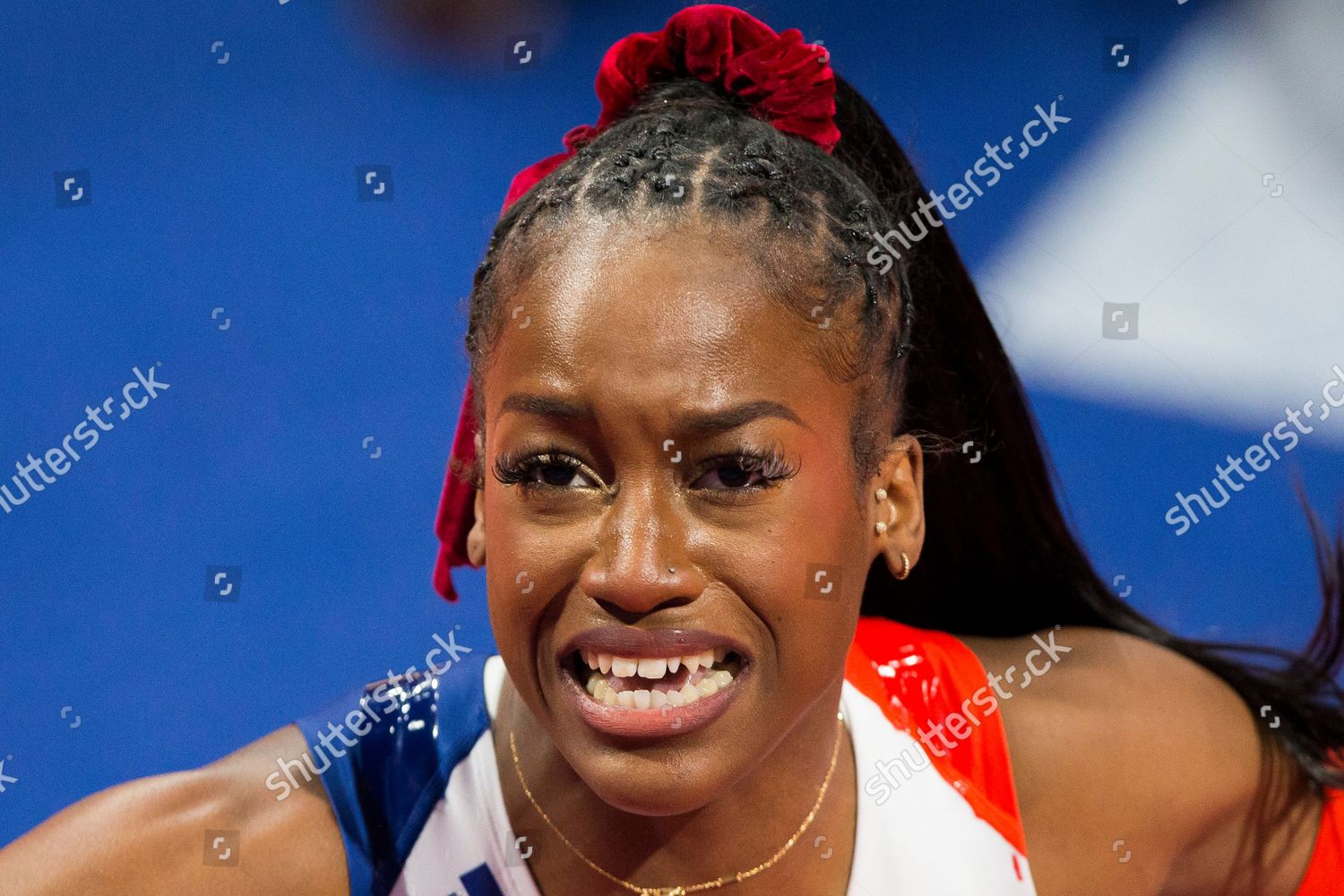 Cyrena Sambamayela France Celebrates Victory Editorial Stock Photo ...