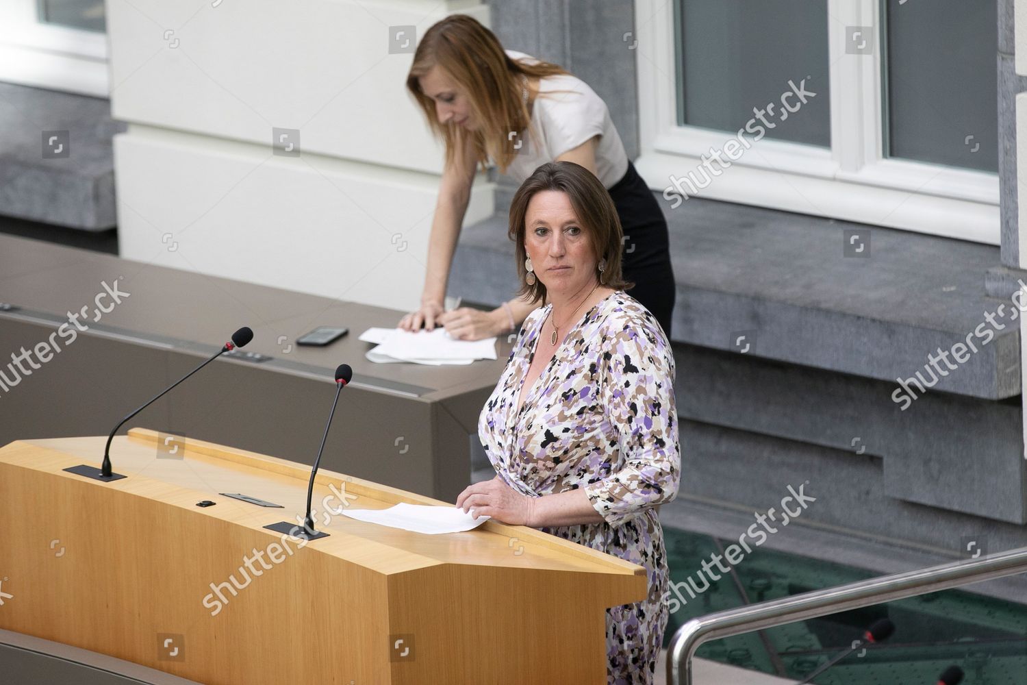 Vlaams Belangs Ilse Malfroot Pictured During Editorial Stock Photo