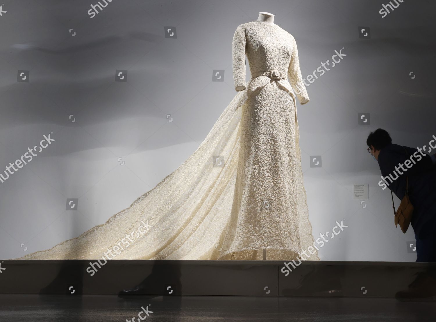 Dress By Spanish Fashion Designer Cristobal Editorial Stock Photo - Stock  Image