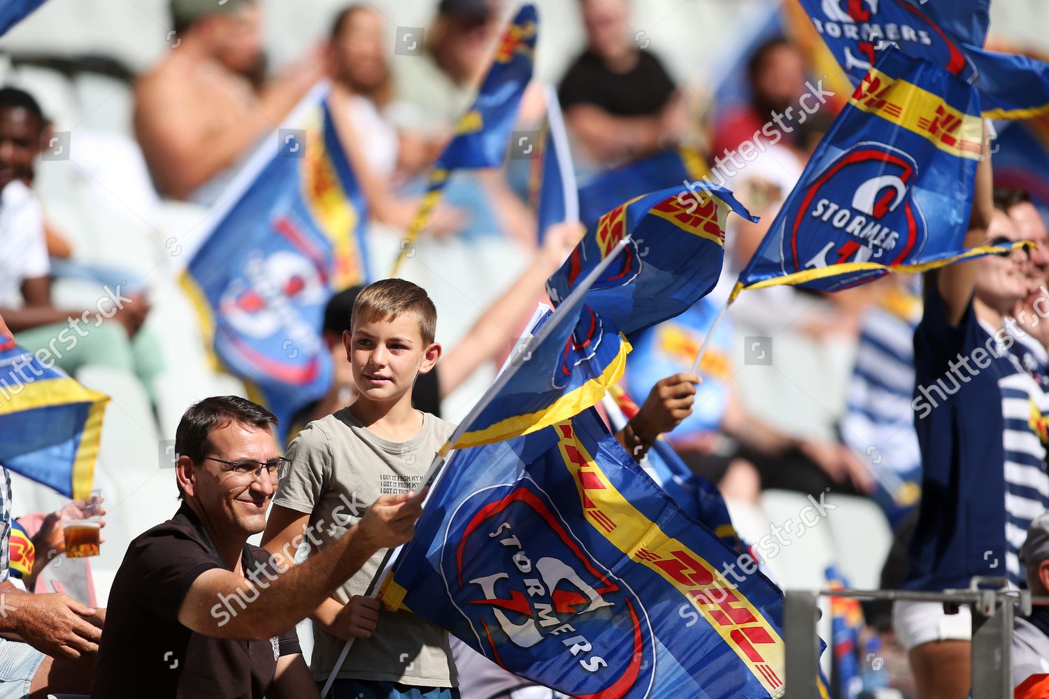 Stormers Fans During United Rugby Championship Editorial Stock Photo ...