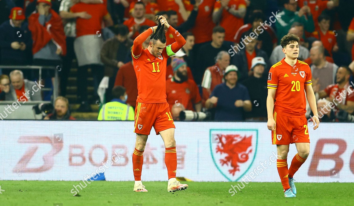 Cardiff, Wales, 24th March 2022. Gareth Bale of Wales during the